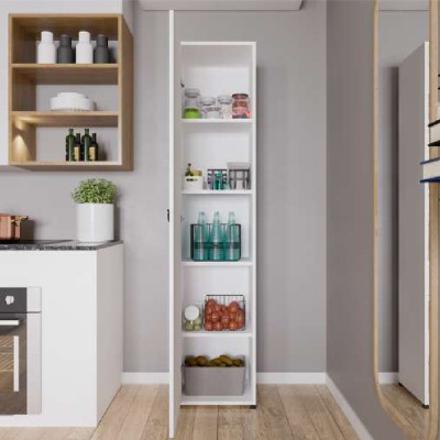 Badezimmerschrank Weiß Farbe Modern Luxus Rechteckig Badschrank Badezimmer