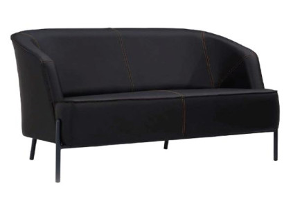 Sofa Design Sofa 2 Sitzer Stoff Einrichtung Polster Büromöbel Leder Sofas Textil