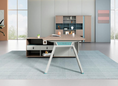 Büro Büromöbel Büroausstattung Büroeinrichtung Arbeitsplatz Schreibtisch 2tlg