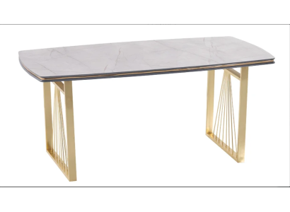 Luxus Tische Esszimmer Tisch Metall Esszimmertisch Moderner Möbel Gold Edelstahl