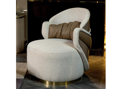 Sessel Wohnzimmer Sitz Modern Design Lehnsessel Holz 1-Sitzer Modern Polster Neu