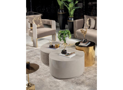 Sessel Couchtisch Wohnzimmer Sitz Modern Design Holz Polster JV Möbel Neu