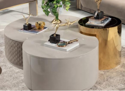 Couchtisch Wohnzimmer Sitz Modern Design Holz Polster JV Möbel Einfarbig Neu