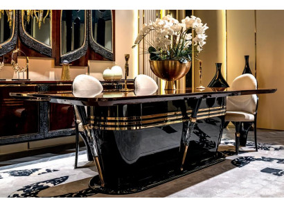 Esstisch Esszimmer Moderne Holz Möbel Luxus Beige MDF/Spanplatte Einfarbig Neu