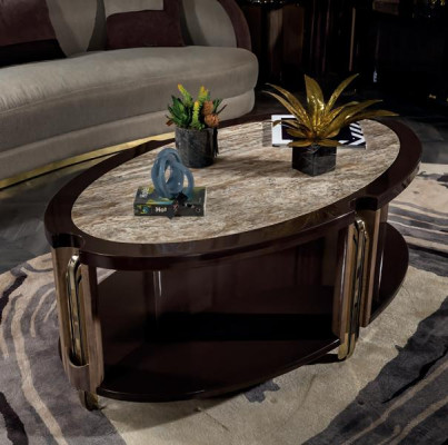 Couchtisch Holz Wohnzimmer Sitz Modern Design JV Möbel Einfarbig Braun Neu
