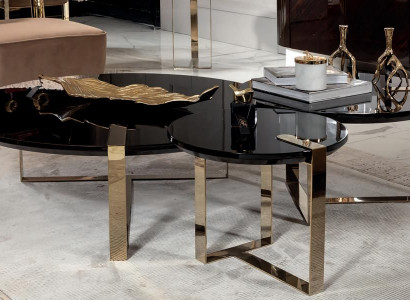 Couchtisch Holz Schwarz Wohnzimmer Sitz Modern Ästhetik Schönheit Einfarbig