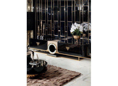 Dokumenten Schrank Aktenschrank Sideboard Büro Einrichtung Möbel 242cm Holz