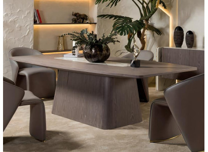 Esstisch Esszimmer Luxus Küchenmöbel Elegantes Dekor Modern Helles Holz Lux Neu