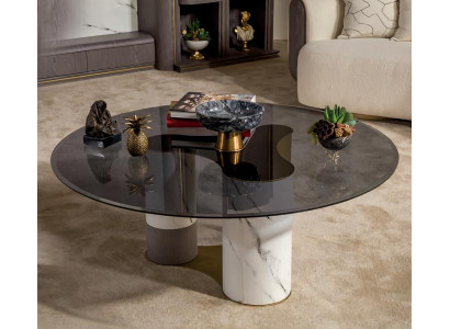 Couchtisch Ästhetik Schönheit Glas Wohnzimmer Modern Design HellesHolz Einfarbig
