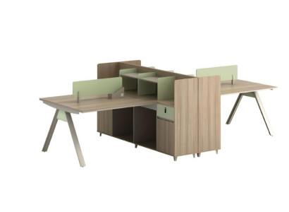 Schreibtisch Co Working Tisch Teambürotisch Gemeinschaftsschreibtisch 4 Personen