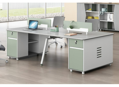 Team Schreibtisch Gruppenschreibtisch Arbeitsplatz Schreibtische 4 Personen