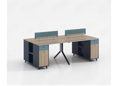 Schreibtisch Teambürotisch Tisch Co Working Gemeinschaftsschreibtisch 4 Personen