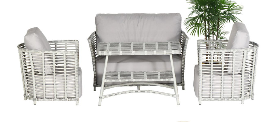GartenMöbel SofaSet Couchtisch Vielseitigkeit Pflegeleichtigkeit Hochwertigkeit