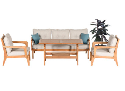 Sofa 3 Sitzer Sessel Couchtisch Gemütlichkeit Hochwertigkeit Annehmlichkeit 4tlg