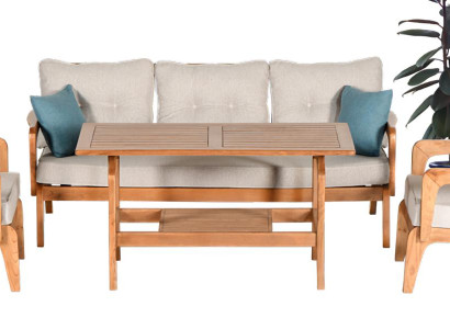 Sofa 3 Sitzer Sessel Couchtisch Gemütlichkeit Hochwertigkeit Annehmlichkeit 4tlg