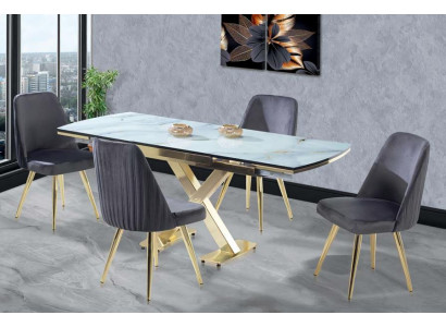 Hochwertig Komplett Esstisch 4х Stühle Luxus Esszimmer Einrichtung Luxus