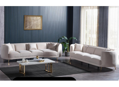 Couch Hochwertig Sofagarnitur 4 3 Sitzer Garnitur Design Moderne Sofa Couchen