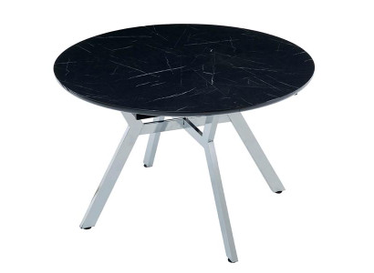 Esstisch Modern Rund Esszimmertisch Essecke Esszimmermöbel Tisch Schwarz