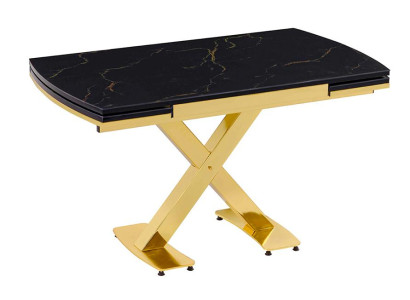 Esstisch Hochwertig Esszimmertisch Essecke Esszimmermöbel Schwarz luxuriöse