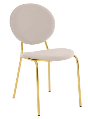 Esszimmer Modernen Stuhl Runde Rückenlehne Luxus Designen Lehnstühle Möbel