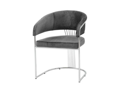 Esszimmer Luxus Stuhl Grau Modernen Designen Lehnstühle Möbel Hochwertig