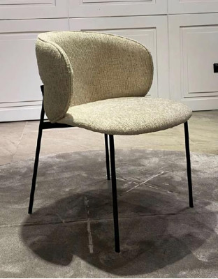Esszimmer Edelstahl Textil Beige Komfort Stabilität Design Qualität Design