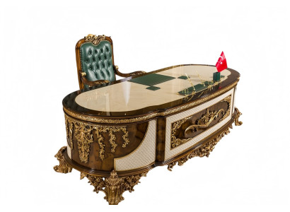 Möbel für Arbeitsplatz Homeoffice Chefbüro Einrichtung Büroausstattung Set 2tlg