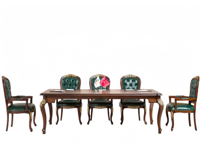 Besprechungstisch Tisch Konferenztisch Tische 240cm mit Sessel Garnitur Gruppe