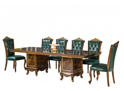 Esstisch Tisch Besprechungstisch Tische Essgarnitur Meeting Sessel  7tlg