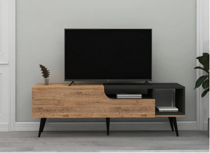 TV Lowboard Hochwertig Holz Modern Wohnzimmer Sideboard Luxuriös Einzigartig