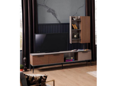 RTV Vitrine TV-Möbel Fernsehschrank TV-Lowboard TV-Board Medienmöbel TV-Konsole