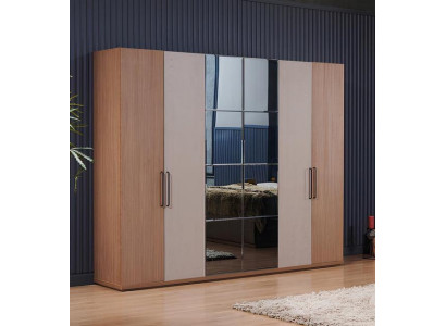 Schrank Kleiderschrank Schrankwand Spiegel Schrankmöbel Schlafzimmer Garderobe