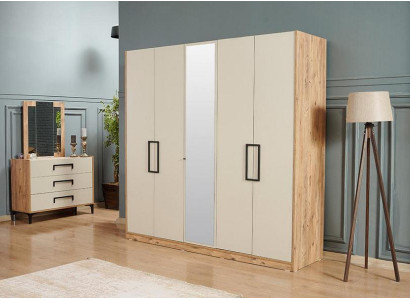 Schrank Kleiderschrank Schminktisch Spiegel Schrankmöbel Schlafzimmer Garderobe