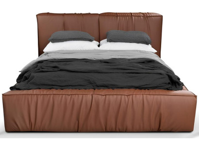 Schlafzimmer Bett Doppelbett 180сm Matratze Braun moderner Stil Hochwertig