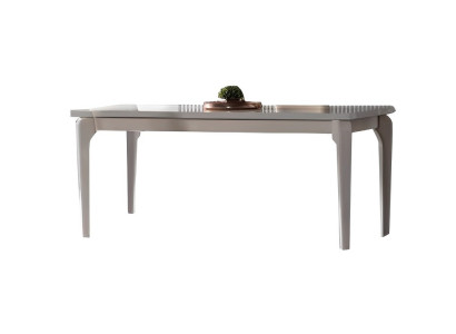 Esszimmer Esstisch Beige Rechteckig Tisch Essplatz Holztisch Lux Moderne Möbel