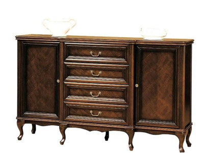 Anrichte Schubladenschrank Stauraummöbel Sideboard Buffet Antikkommode Schrank
