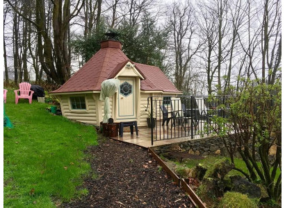 Grillhütte Freizeithaus Grillhaus Grillhüttenhaus Feuerhütte BBQ-Hütte