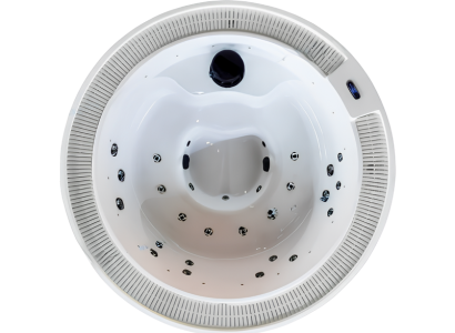 Whirlpool Hydromassagebad Sprudelwanne Whirlwanne Massagebecken 180x180 cm