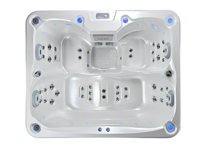 Whirlpool Hydromassagewanne Relaxpool Sprudelbad Whirlwanne 200x165 cm