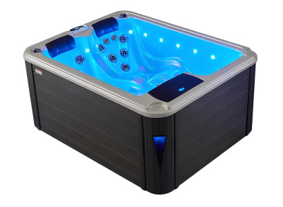 Outdoor Acryl Spa Whirlpool Whirlwanne Hydromassagewanne Relaxpool 190x150 cm