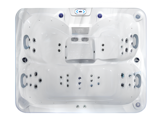 Whirlpool Blubberbad Massagebad Outdoor-Spa Hot Tub Whirlwanne 200x165 cm