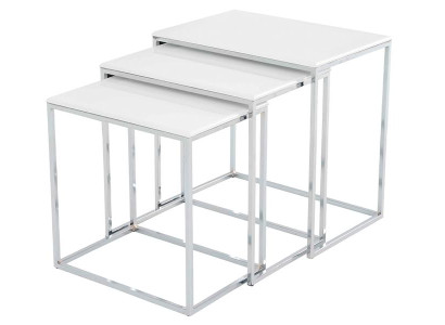 Modern Grau Couchtisch 3x Couchtische Wohnzimmer Hochwertig Möbel Designer