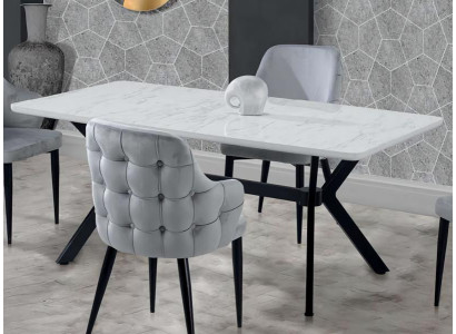 Luxus Esstisch Ausziehbar Esszimmer Tisch Metall Weiß Tische Esstische Möbel