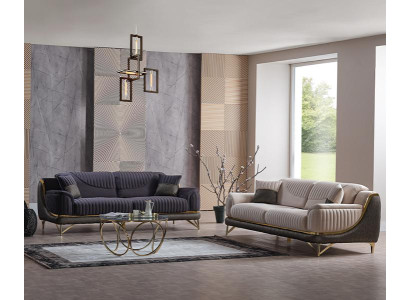 Komplett Set Sofagarnitur 3 2 Sitzer Design Sofa Couch Wohnlandschaft Modern