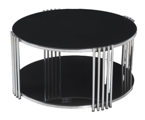 Couchtisch Elegantes Schwarz Luxus Design Metall Möbel Wohnzimmer Couchtische