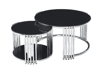 Couchtisch Schwarz Luxus Design Elegantes Möbel Wohnzimmer Couchtische Rund