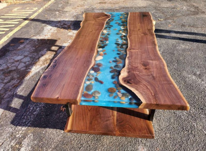 Couchtisch Rechteckig Braun Luxus Design Hochwertig Möbel Wohnzimmer Couchtische