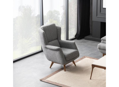 Sessel Polstersessel Wohnzimmersessel Gepolsterte Sitzfläche Armlehnen