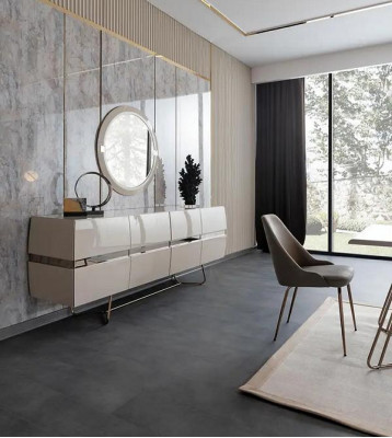 Anrichte Konsole Sideboard Kommode Wohnzimmerschrank Spiegel Hochglanz