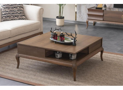 Couchtisch Quadratisch Holztisch Sofatisch Beistelltisch Mit Stauraum